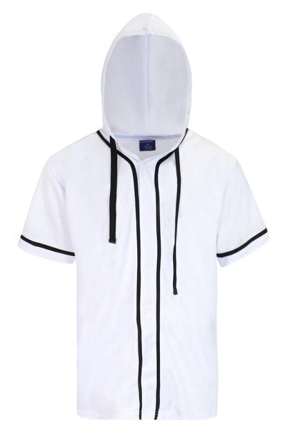 Hooded Baseball Jersey-Teresa&#39;s Fashionista LLC