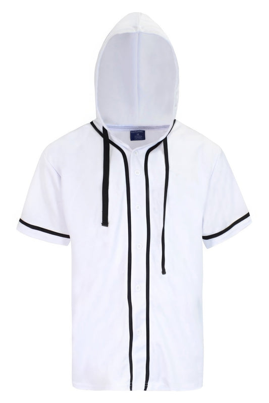 Hooded Baseball Jersey - Teresa's Fashionista LLC