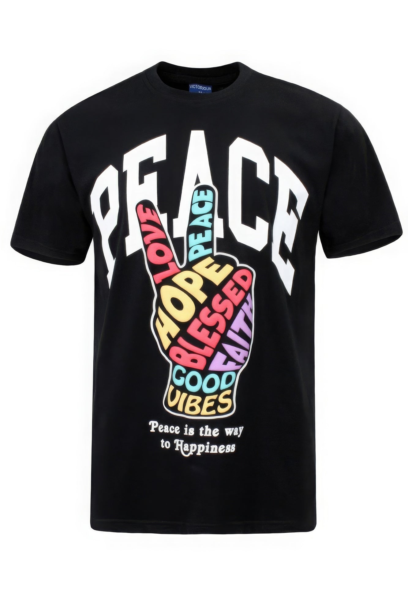 Peace Hand Sign T-shirts-Teresa&#39;s Fashionista LLC