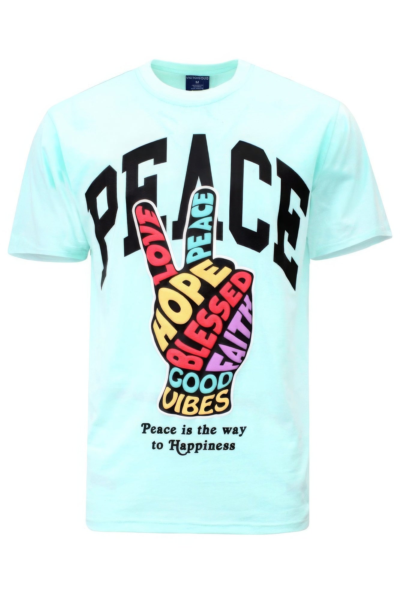 Peace Hand Sign T-shirts-Teresa&#39;s Fashionista LLC