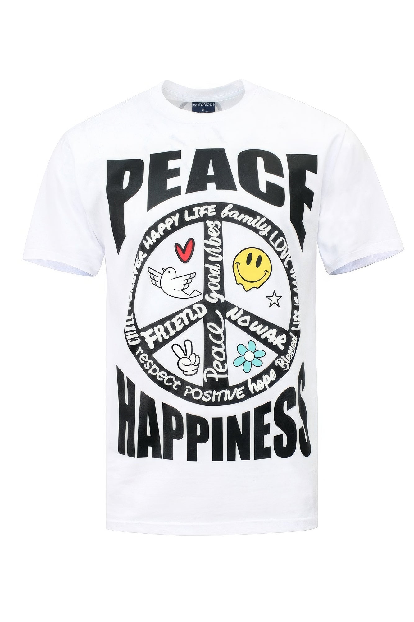 Peace Happiness T-shirts - Teresa's Fashionista LLC