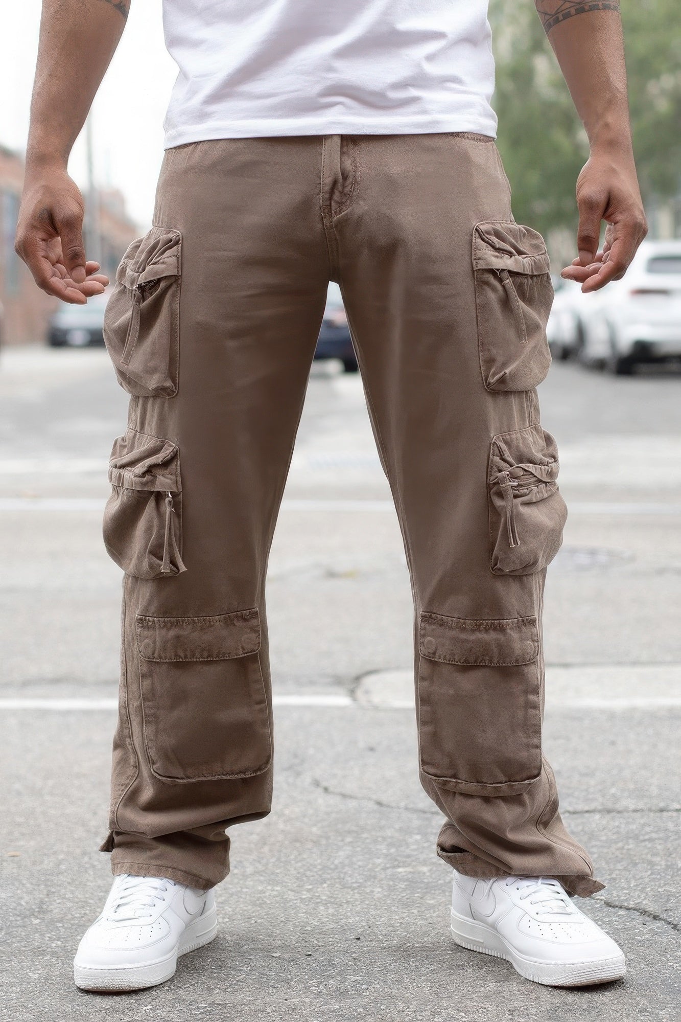 Baggy Fit Cargo Pants-Teresa&#39;s Fashionista LLC