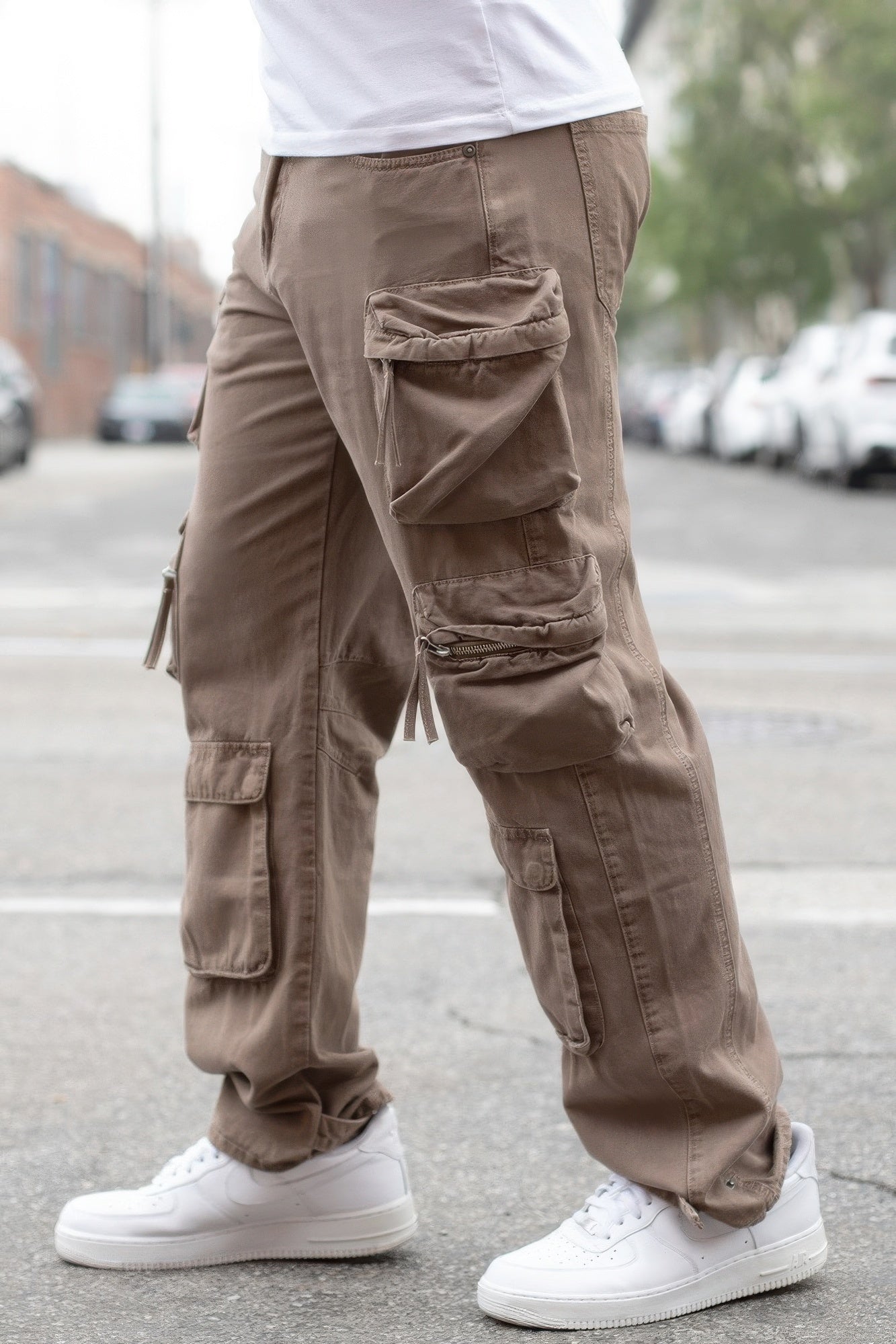 Baggy Fit Cargo Pants-Teresa&#39;s Fashionista LLC