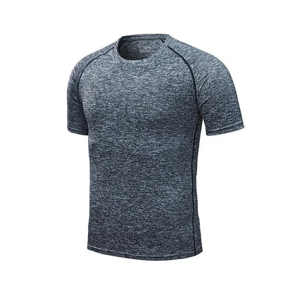 Men's Quick Dry Compression Running T-Shirts: Fitness & Soccer Sportswear-Teresa&#39;s Fashionista LLC