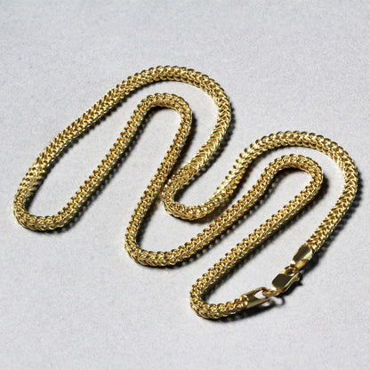 14k Yellow Gold Light Weight Wheat Chain (3.20 mm)-Teresa&#39;s Fashionista LLC