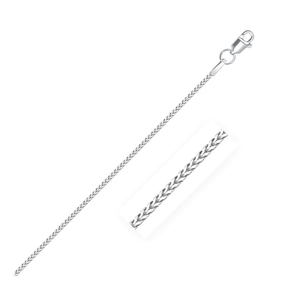 14k White Gold Franco Chain (0.90 mm)