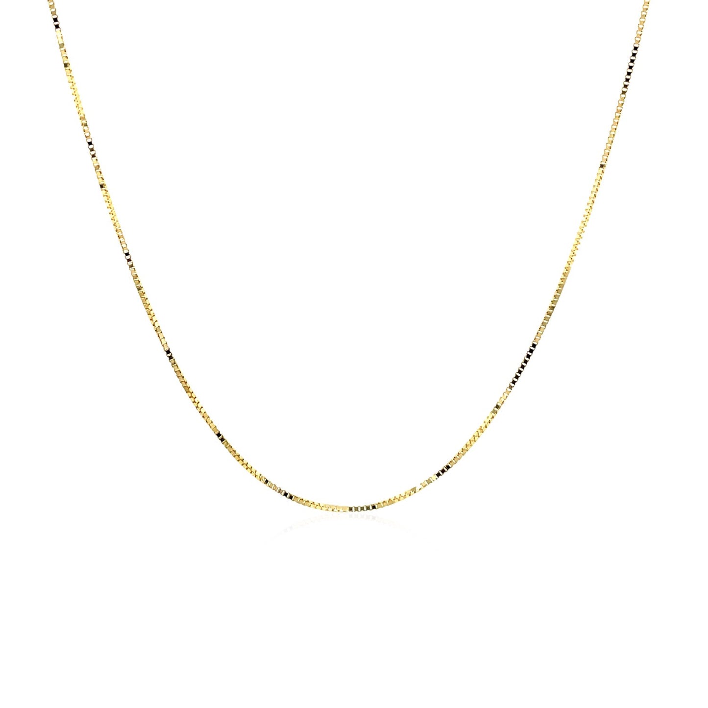 14k Yellow Gold Classic Box Chain (0.45 mm)