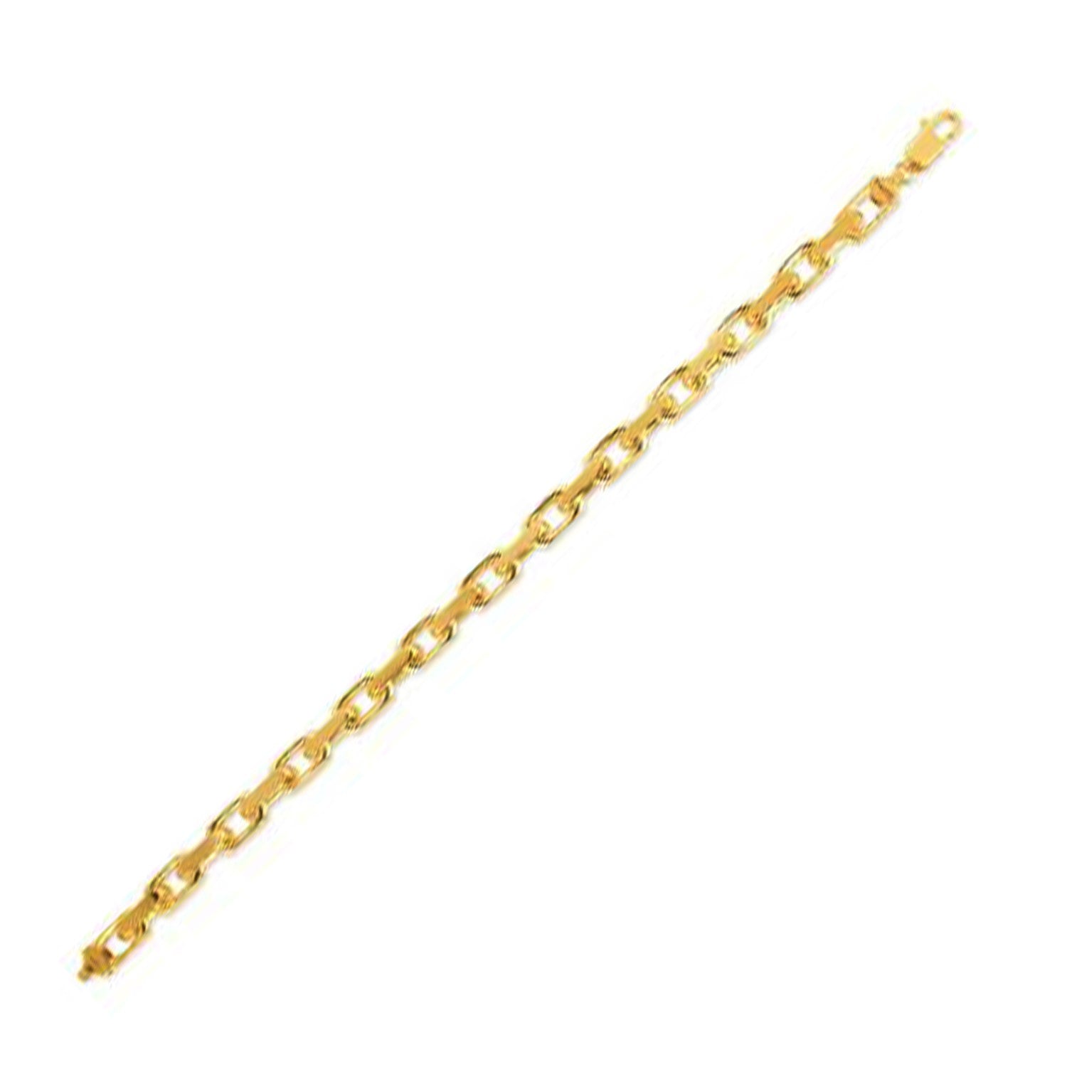 14k Yellow Gold French Cable Link Chain (6.10 mm)-Teresa&#39;s Fashionista LLC