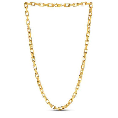 14k Yellow Gold French Cable Link Chain (6.10 mm)-Teresa&#39;s Fashionista LLC