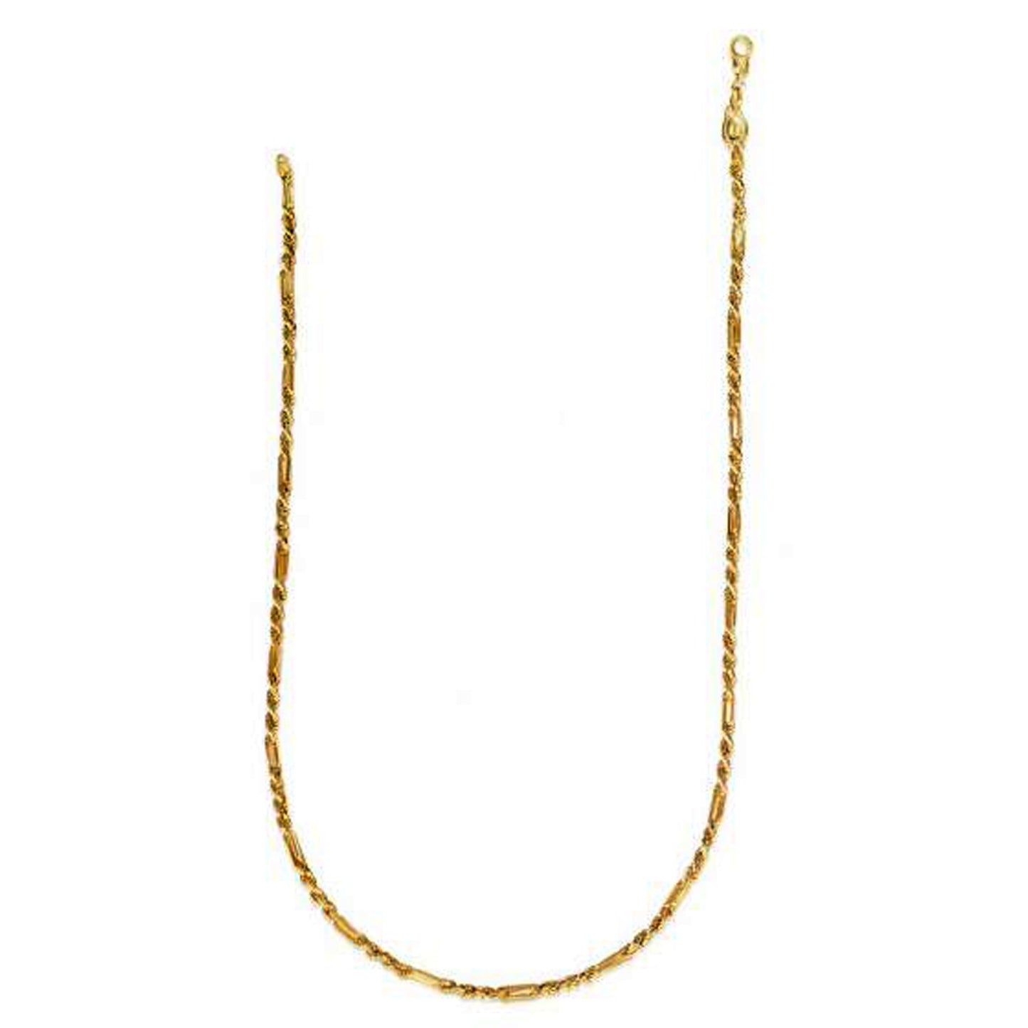 14k Yellow Gold Figa Rope Chain (3.00 mm)