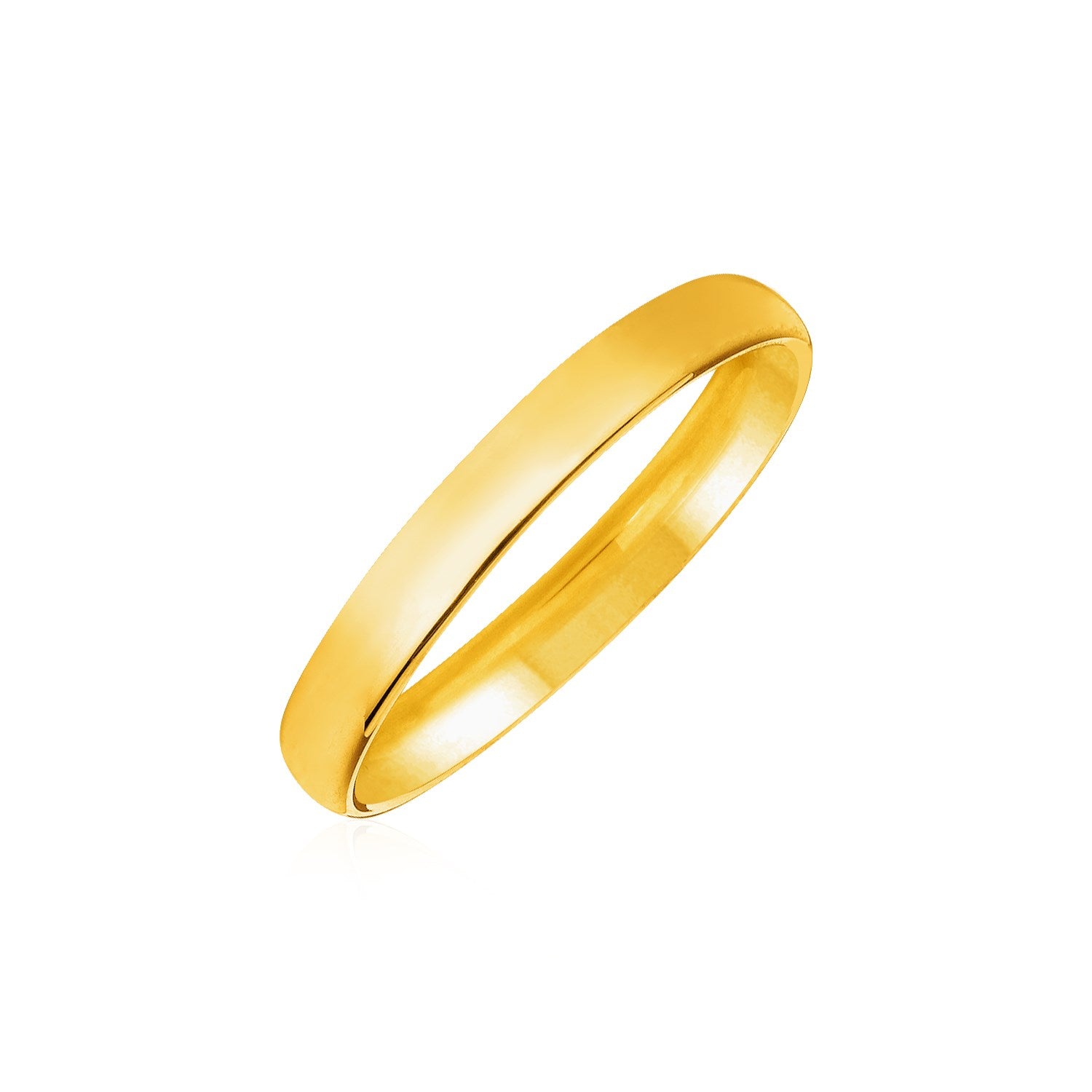 14k Yellow Gold Comfort Fit Wedding Band(5.00 mm)-Teresa&#39;s Fashionista LLC