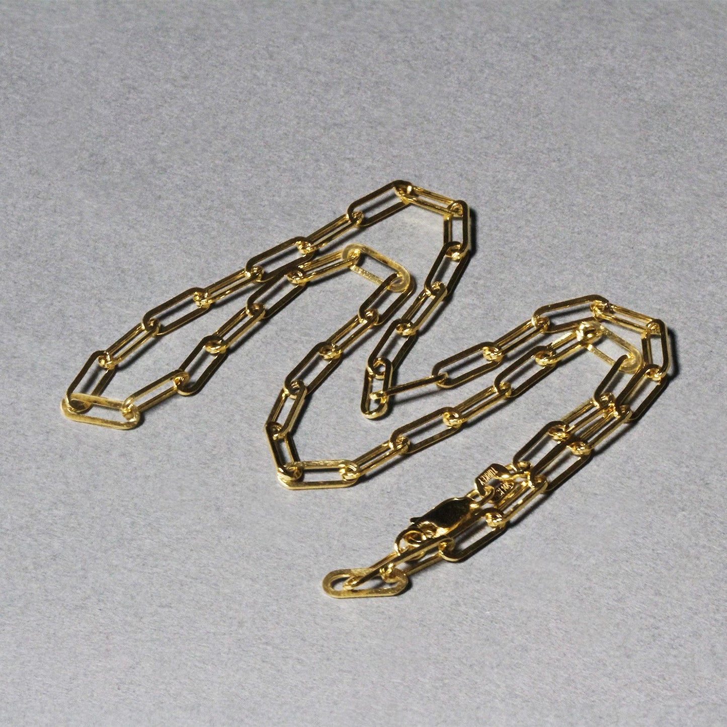 14K Yellow Gold Wide Paperclip Chain (3.20 mm)-Teresa&#39;s Fashionista LLC