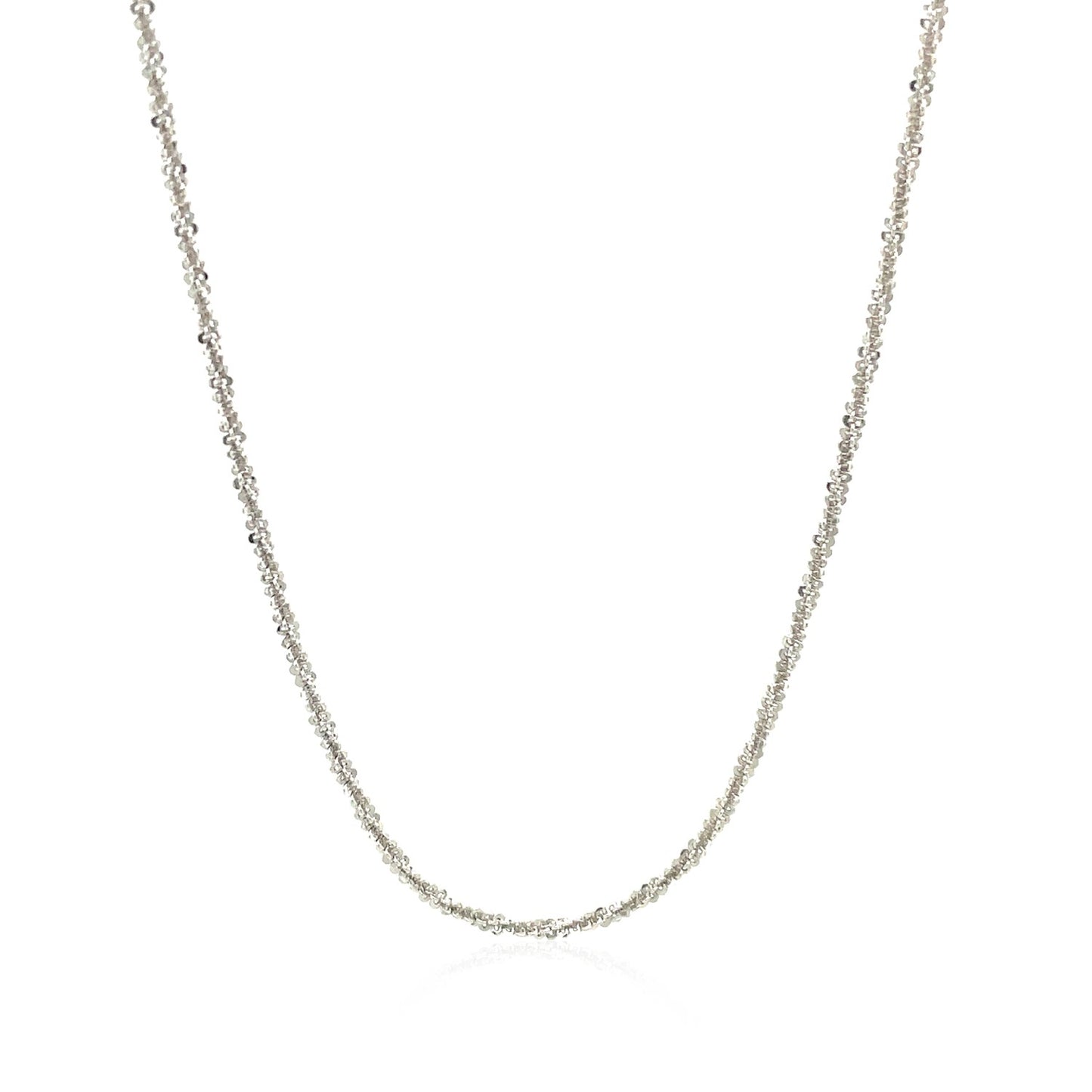 Sterling Silver 1.5mm Adjustable Sparkle Chain (1.50 mm)-Teresa&#39;s Fashionista LLC