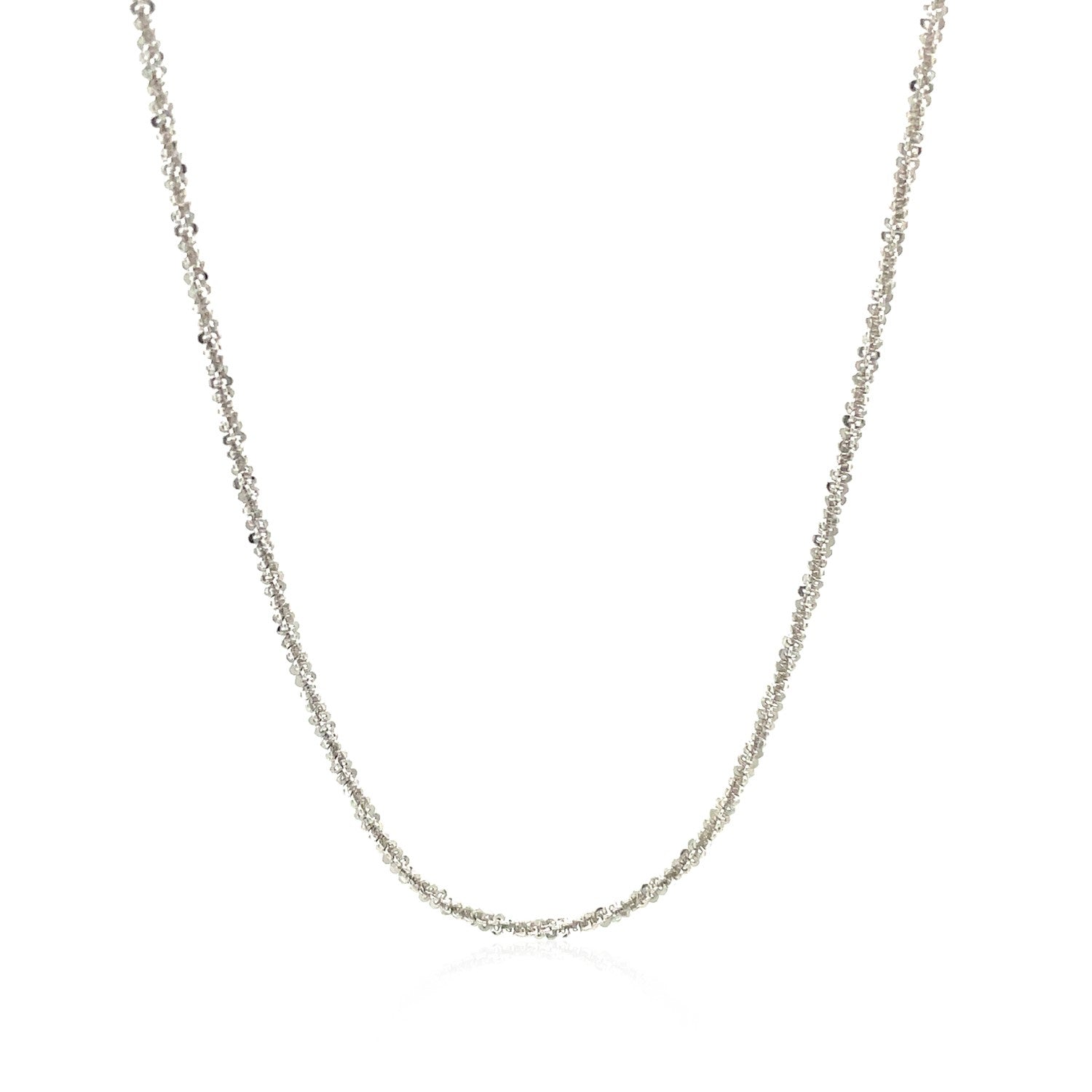 Sterling Silver 1.5mm Adjustable Sparkle Chain (1.50 mm)-Teresa&#39;s Fashionista LLC