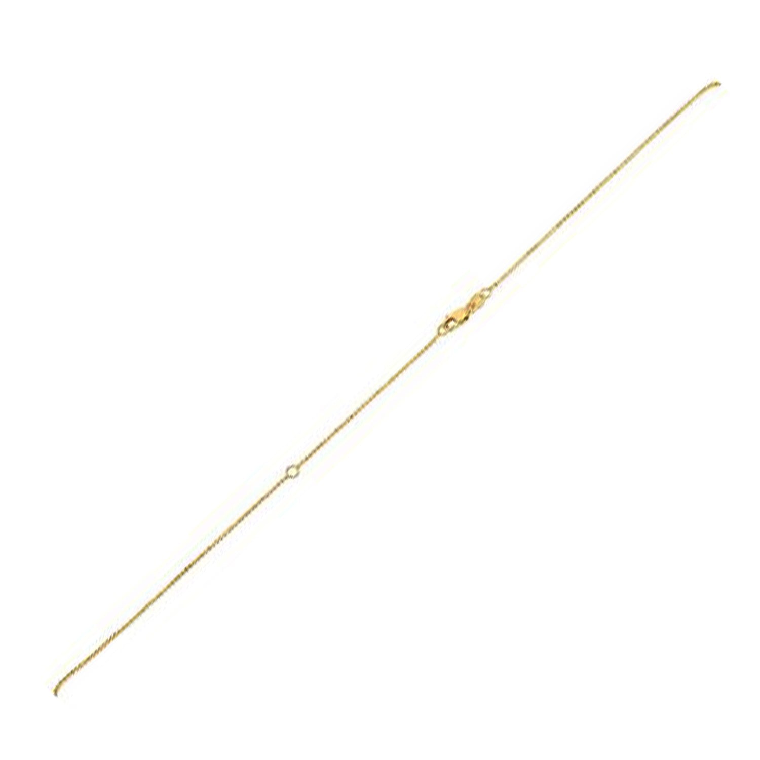 Extendable Bead Chain in 14k Yellow Gold (1.00 mm)-Teresa&#39;s Fashionista LLC