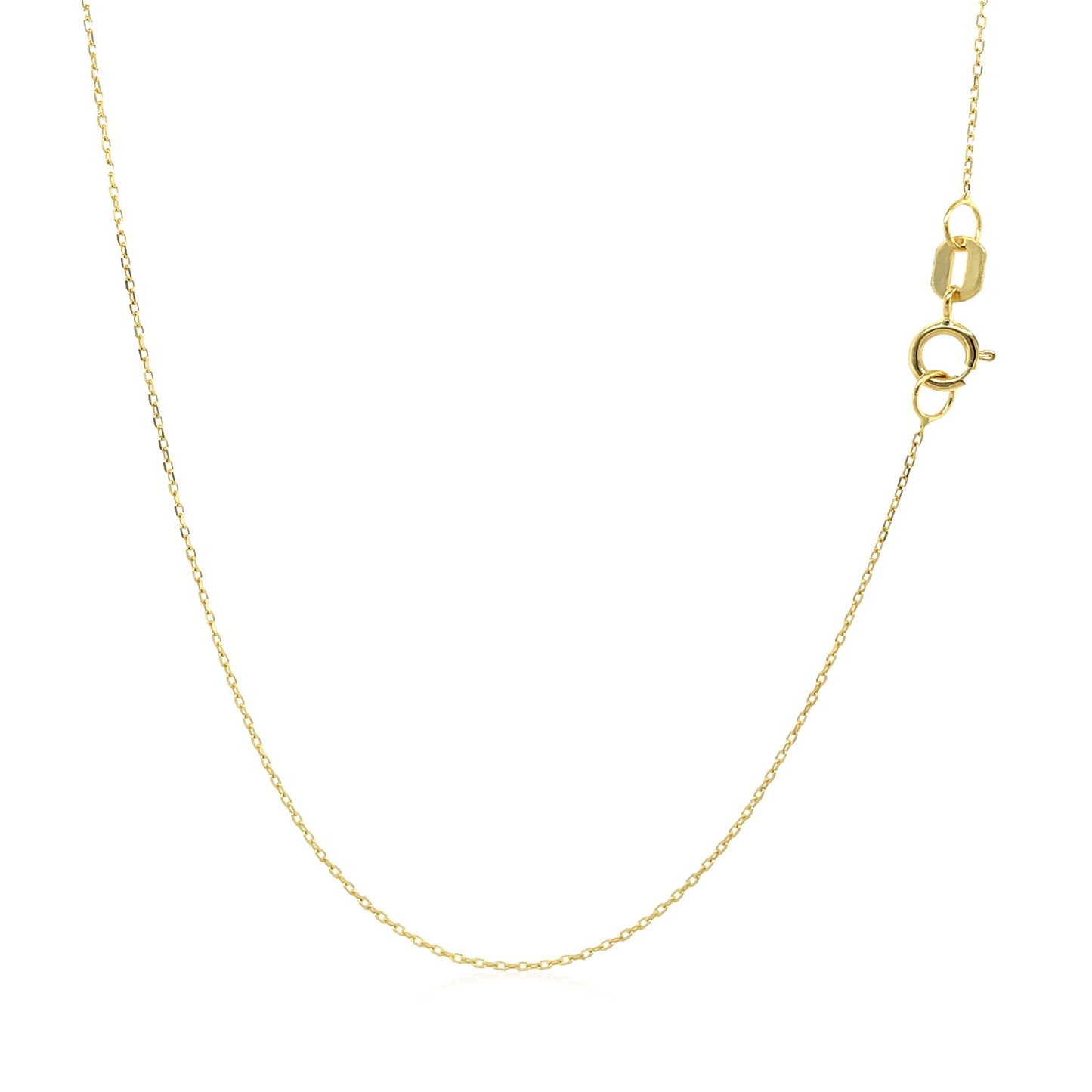 14k Yellow Gold Necklace with Moon-Teresa&#39;s Fashionista LLC