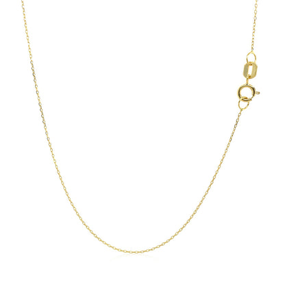 14k Yellow Gold Necklace with Moon-Teresa&#39;s Fashionista LLC