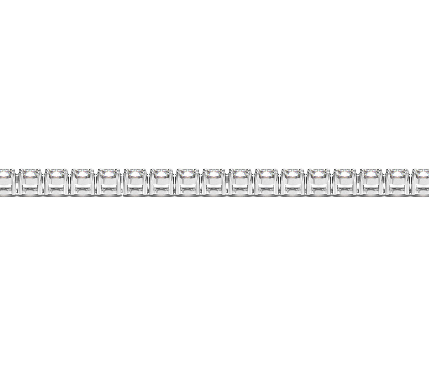 Lab Grown Round Diamond Tennis Bracelet in 14k White Gold (6 cctw F/G VS2/SI1)-Teresa&#39;s Fashionista LLC