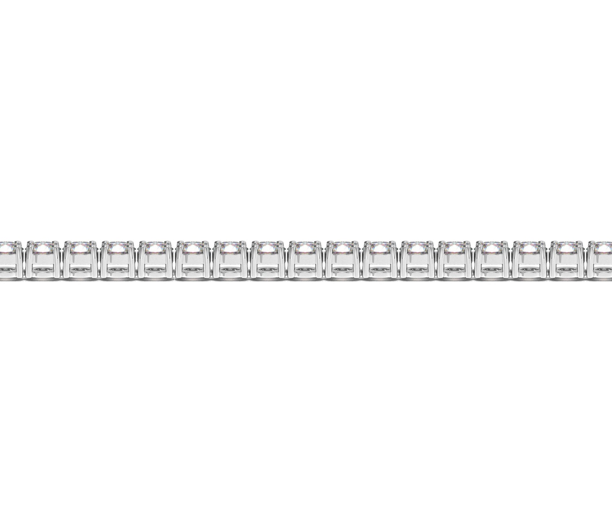 Lab Grown Round Diamond Tennis Bracelet in 14k White Gold (6 cctw F/G VS2/SI1)-Teresa&#39;s Fashionista LLC