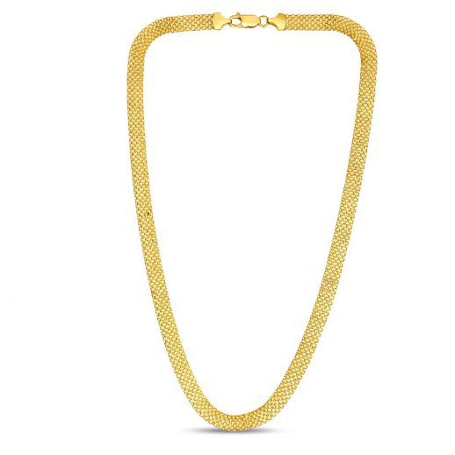 14k Yellow Gold Bismark Chain (7.00 mm)-Teresa&#39;s Fashionista LLC