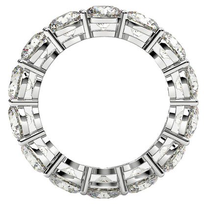 Round Cut Lab Grown Diamond Eternity Ring in 14k White Gold (6 cttw FG/VS2)-Teresa&#39;s Fashionista LLC