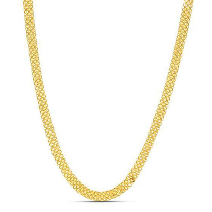 14k Yellow Gold Bismark Chain (4.70 mm)-Teresa&#39;s Fashionista LLC