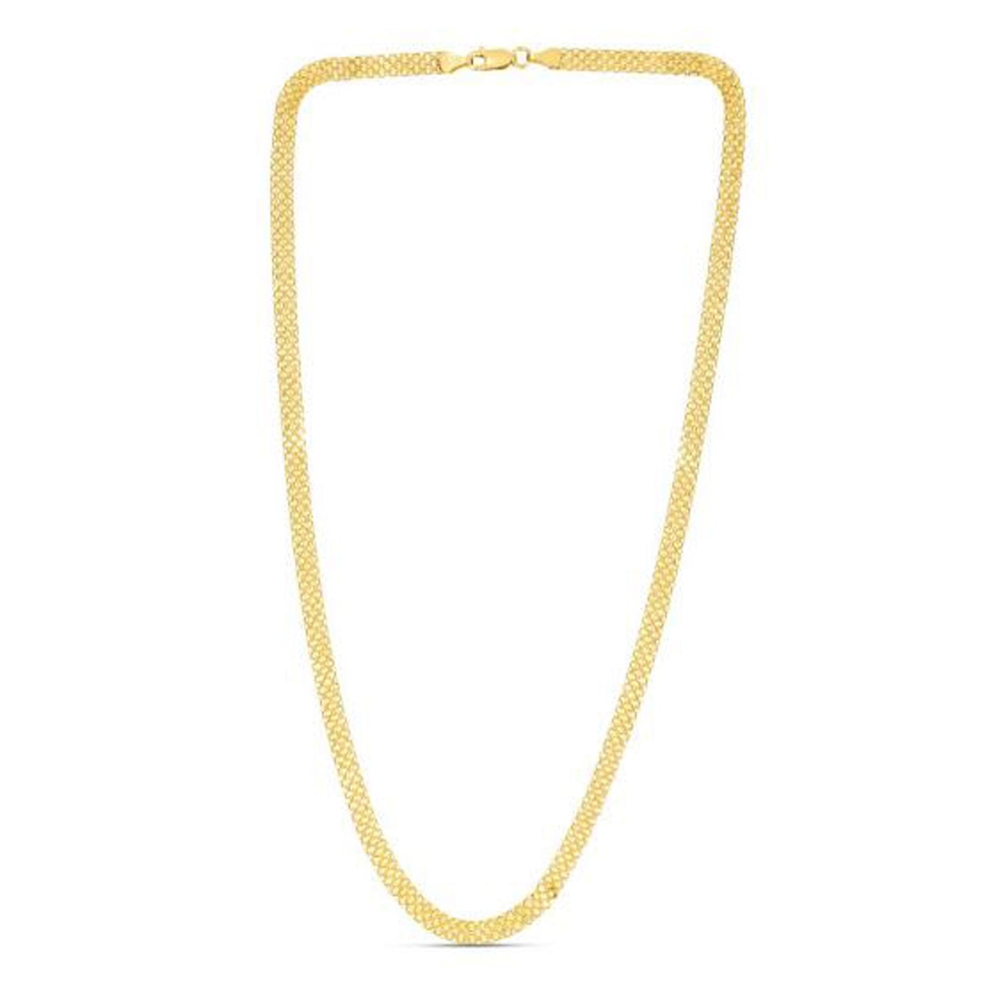 14k Yellow Gold Bismark Chain (4.70 mm)-Teresa&#39;s Fashionista LLC