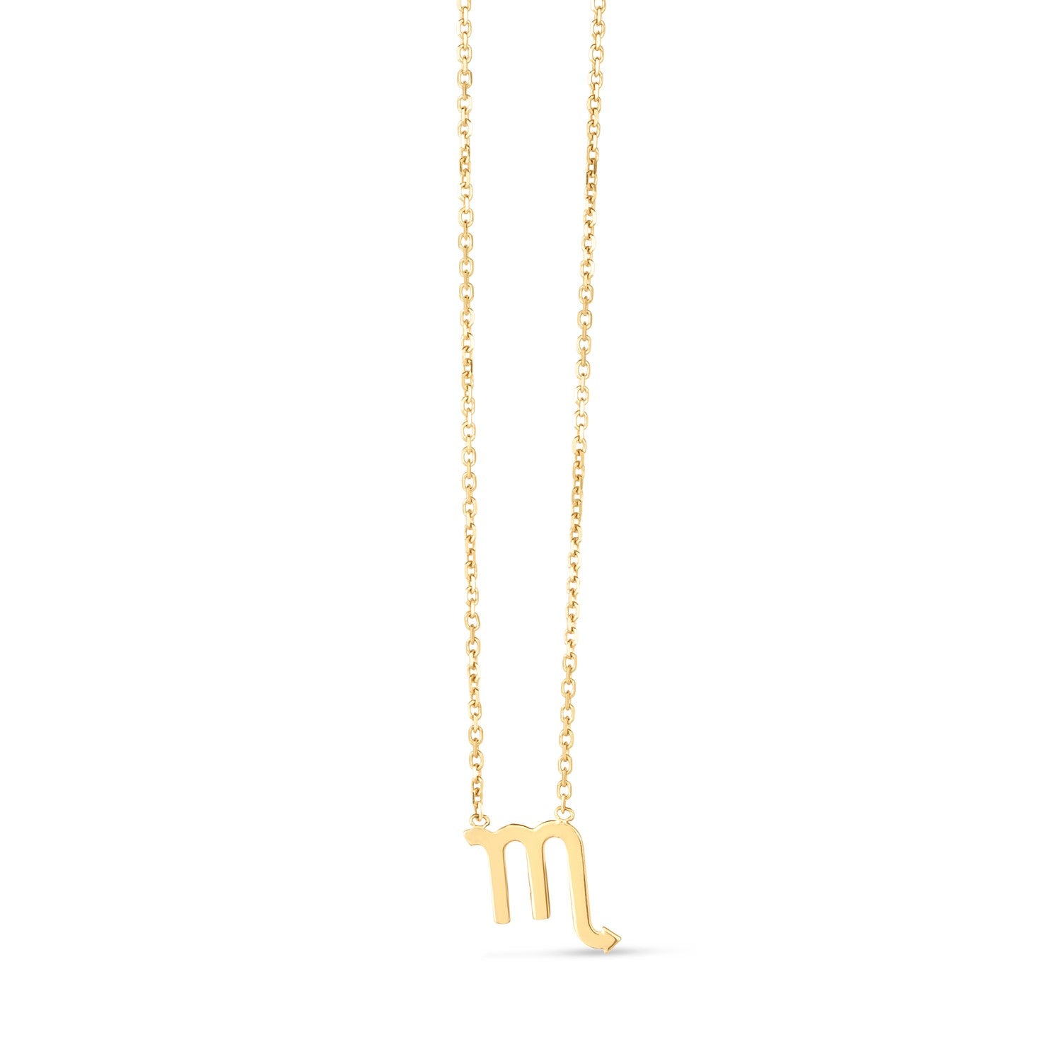 14K Yellow Gold Scorpio Necklace-Teresa&#39;s Fashionista LLC