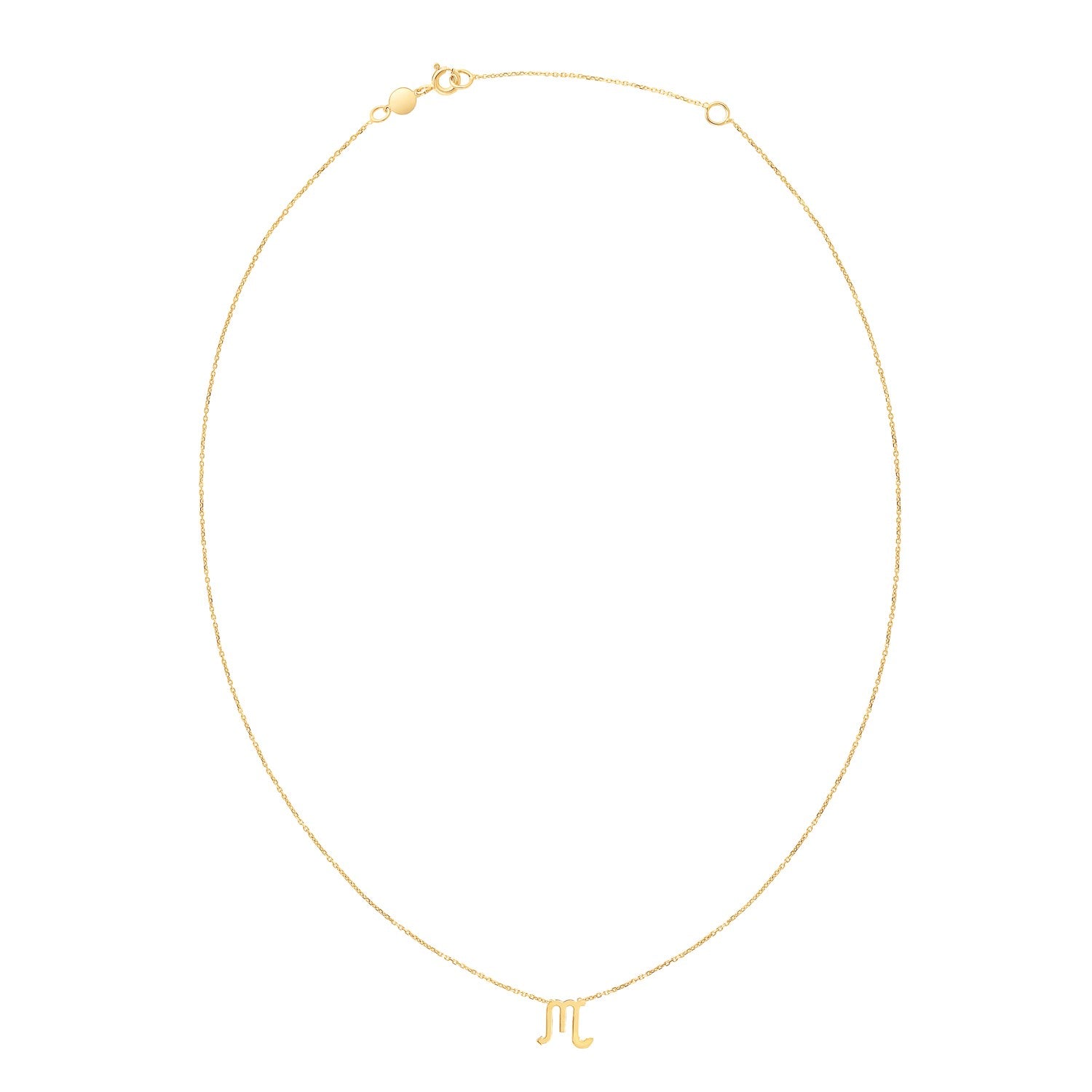 14K Yellow Gold Scorpio Necklace-Teresa&#39;s Fashionista LLC