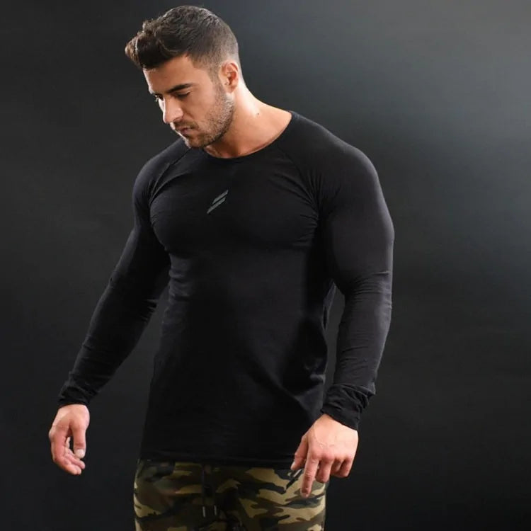 Men's Slim Fit Long Sleeve T-Shirts for Spring/Summer-Teresa&#39;s Fashionista LLC