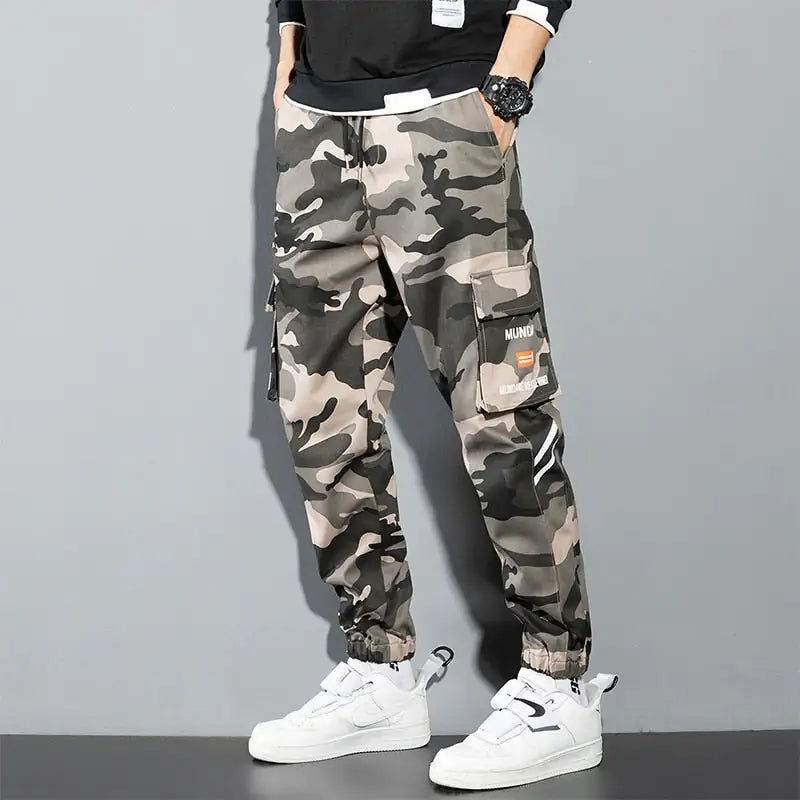 Black Cargo Pants Men-Teresa&#39;s Fashionista LLC