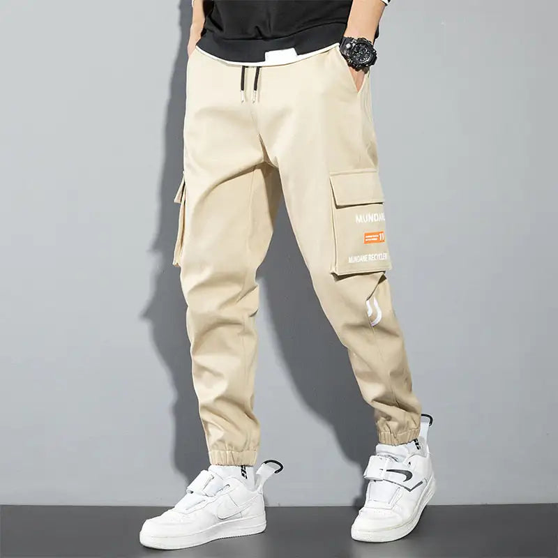 Black Cargo Pants Men-Teresa&#39;s Fashionista LLC