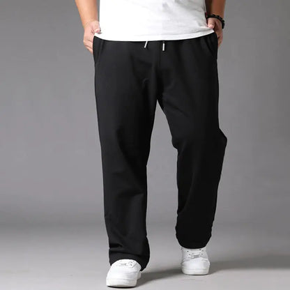 Oversized Black Casual Pants Men&#39;s 10XL Sweatpants Korean-Teresa&#39;s Fashionista LLC