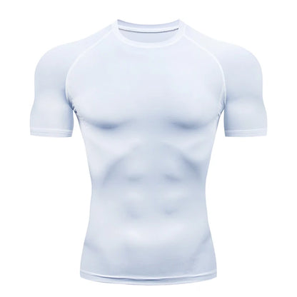 Compression Running Shirt for Men-Teresa&#39;s Fashionista LLC