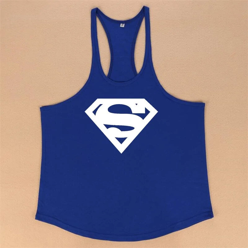 New Arrivals Bodybuilding Cotton Gym Sleeveless Tank Top for Men-Teresa&#39;s Fashionista LLC