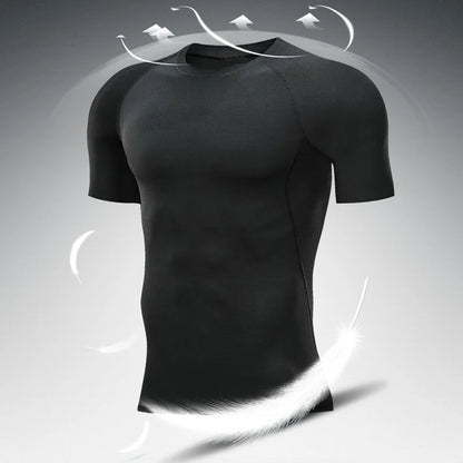 Compression Running Shirt for Men-Teresa&#39;s Fashionista LLC