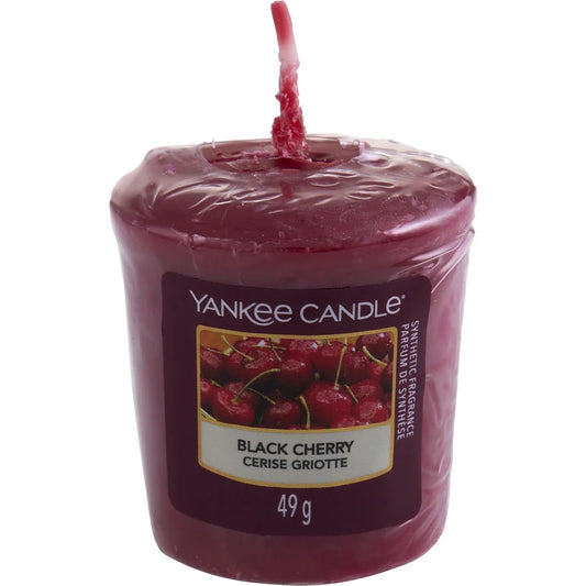 BLACK CHERRY SCENTED VOTIVE CANDLE 1.75 OZ by Yankee Candle