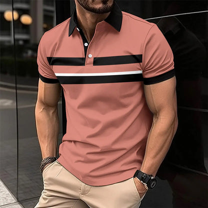 Men's Casual Collar Polo-Teresa&#39;s Fashionista LLC