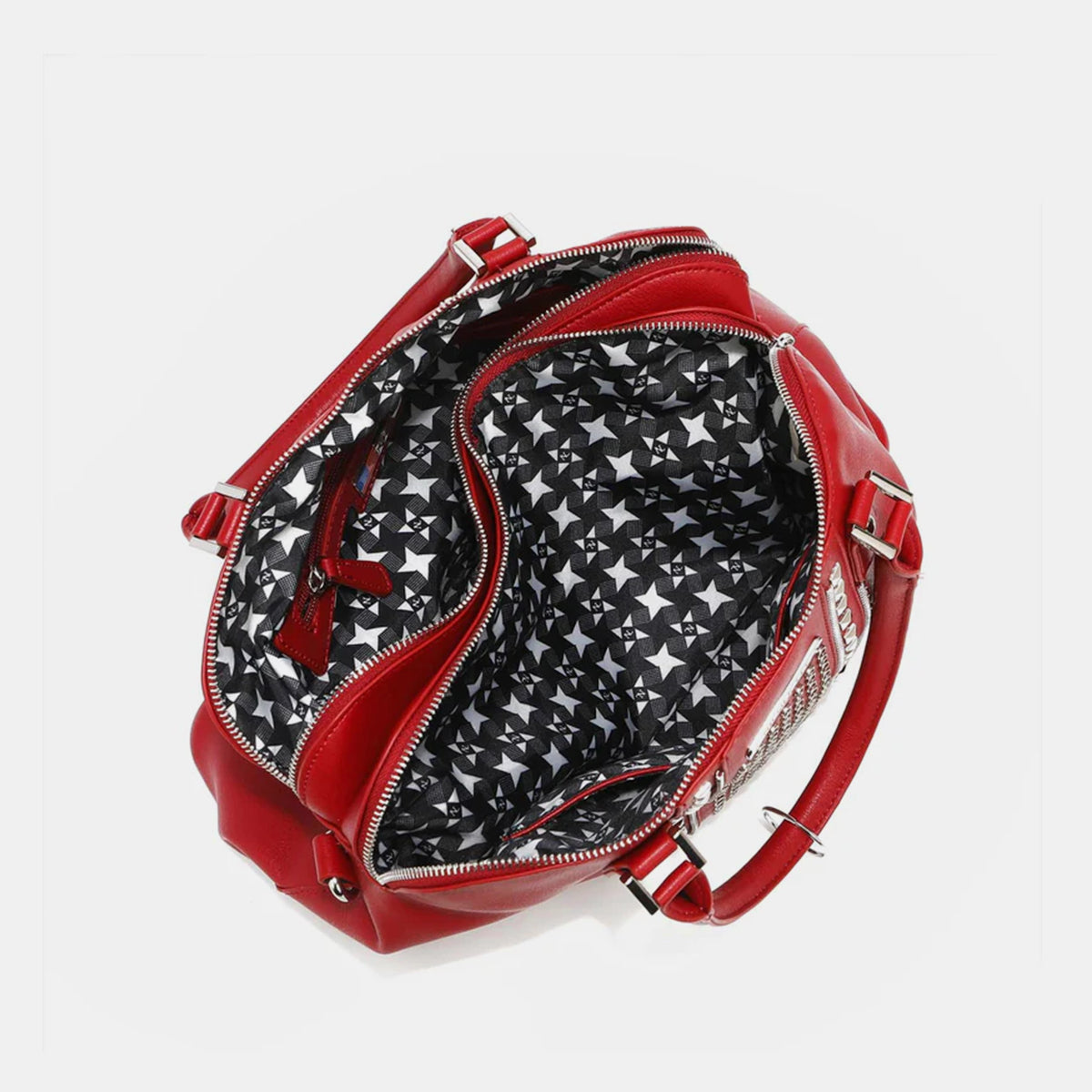 Nicole Lee USA Studded Decor Handbag-Teresa&#39;s Fashionista LLC