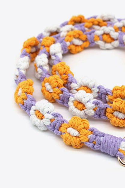 Macrame Flower Lanyard-Teresa&#39;s Fashionista LLC