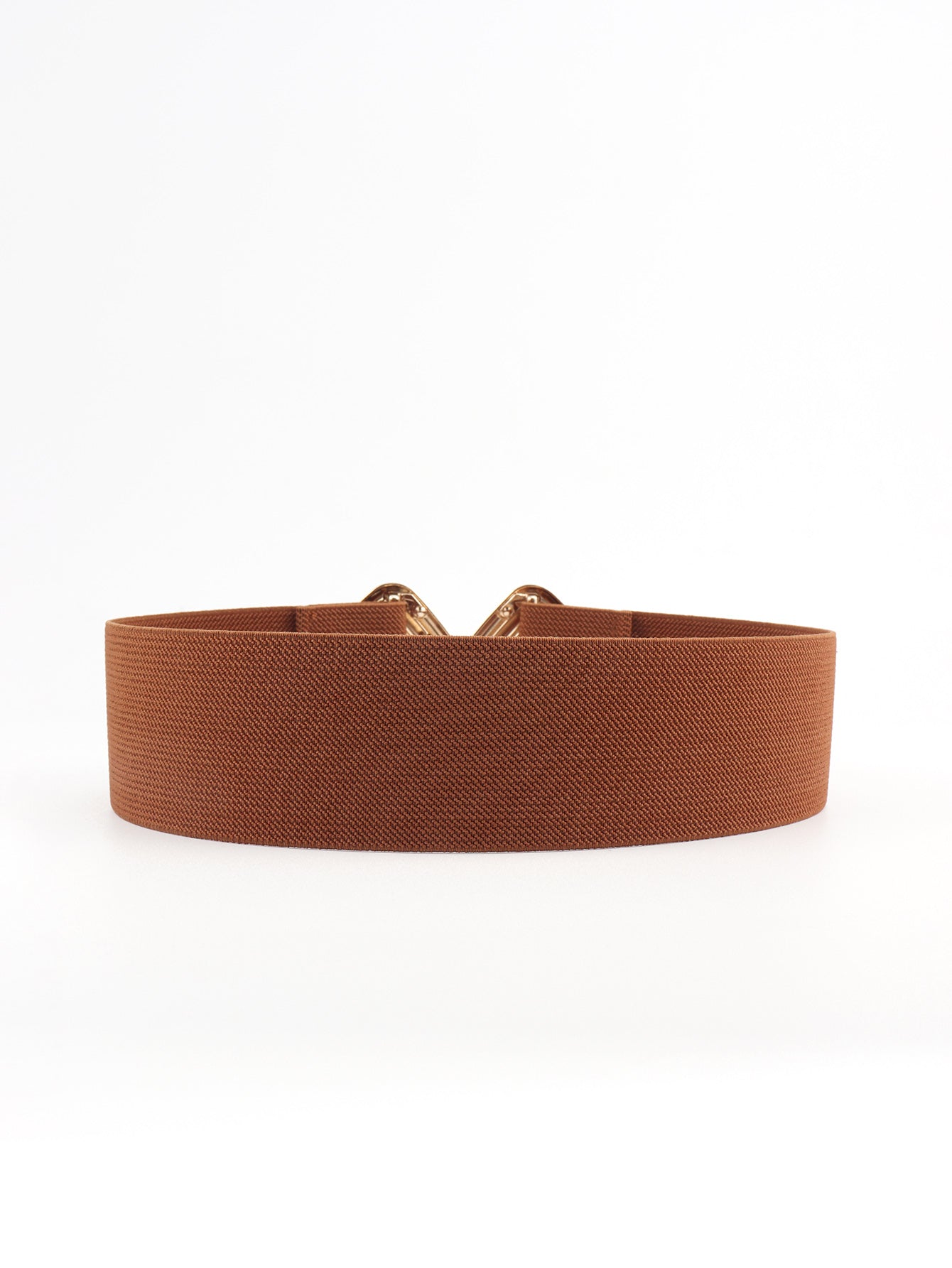 Geometric Buckle Elastic Wide Belt-Teresa&#39;s Fashionista LLC