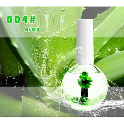 Nail Beauty Dried Flowers Nutrition Nail Treatment Oil Anti-agnail Nail Edge Moisturizing Nail Base Coat Natural Dried Flower Nutrient Solution-Teresa&#39;s Fashionista LLC