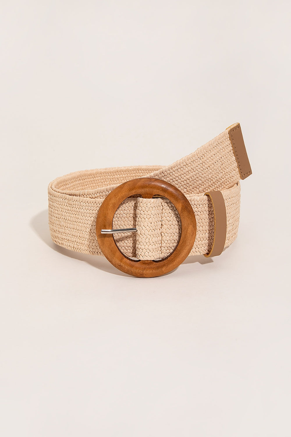 Polypropylene Woven Round Buckle Belt-Teresa&#39;s Fashionista LLC