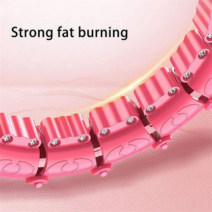 Custom Knots Weighted Hoola Fitness Hoop Smart Hula Thin Waist Weight Loss Knots Weighted Hoola Fitness Hoop Smart Hula Thin Waist Weight Loss-Teresa&#39;s Fashionista LLC