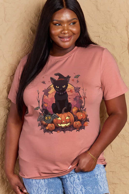 Simply Love Full Size Halloween Theme Graphic T-Shirt