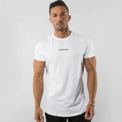 Men Fitted Gym T-Shirt-Teresa&#39;s Fashionista LLC