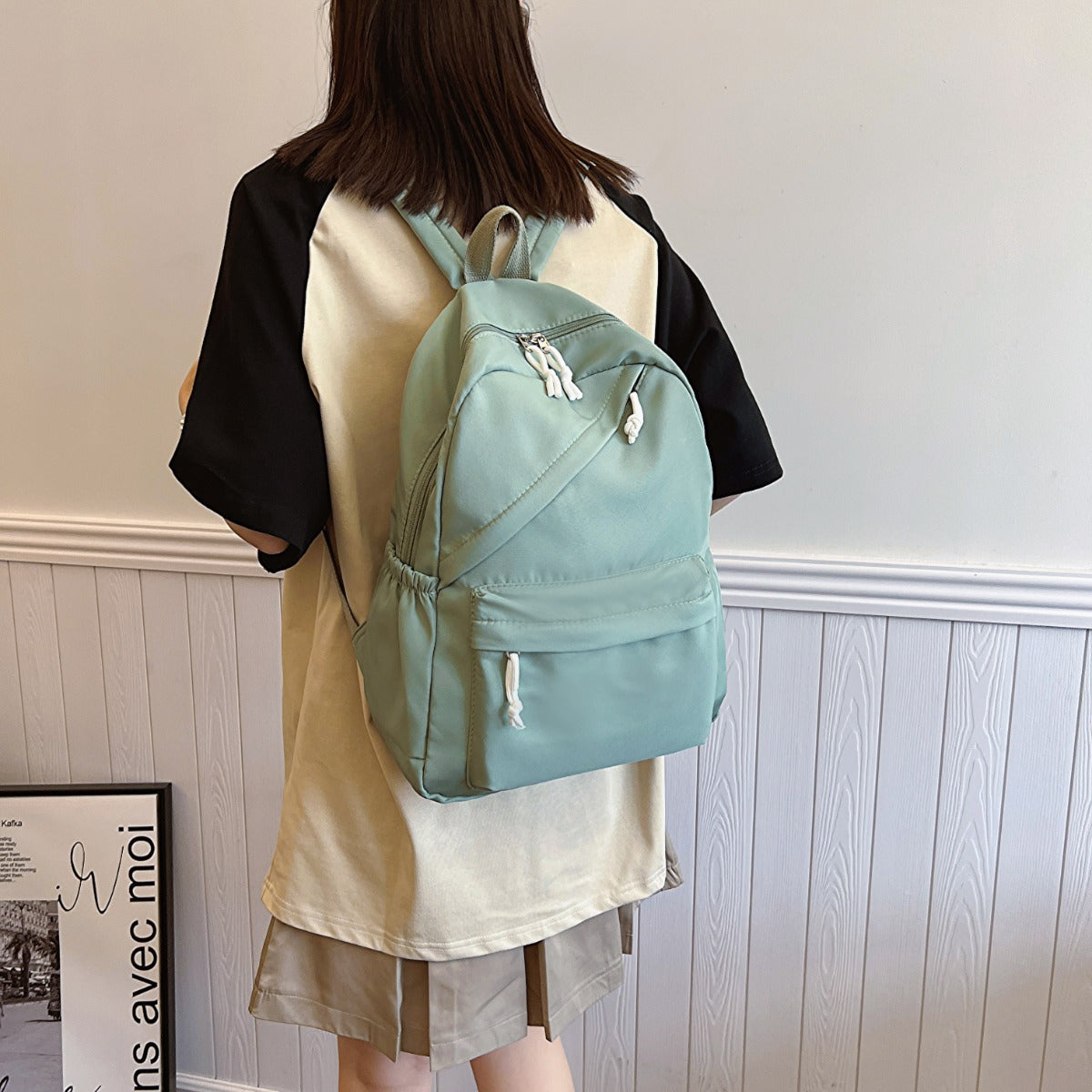 Cloth Backpack Bag and Sling Bag 2 Piece Set-Teresa&#39;s Fashionista LLC