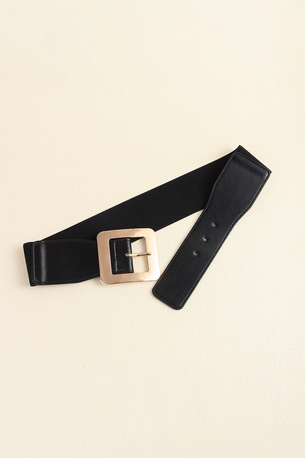 Alloy Buckle PU Leather Belt-Teresa&#39;s Fashionista LLC