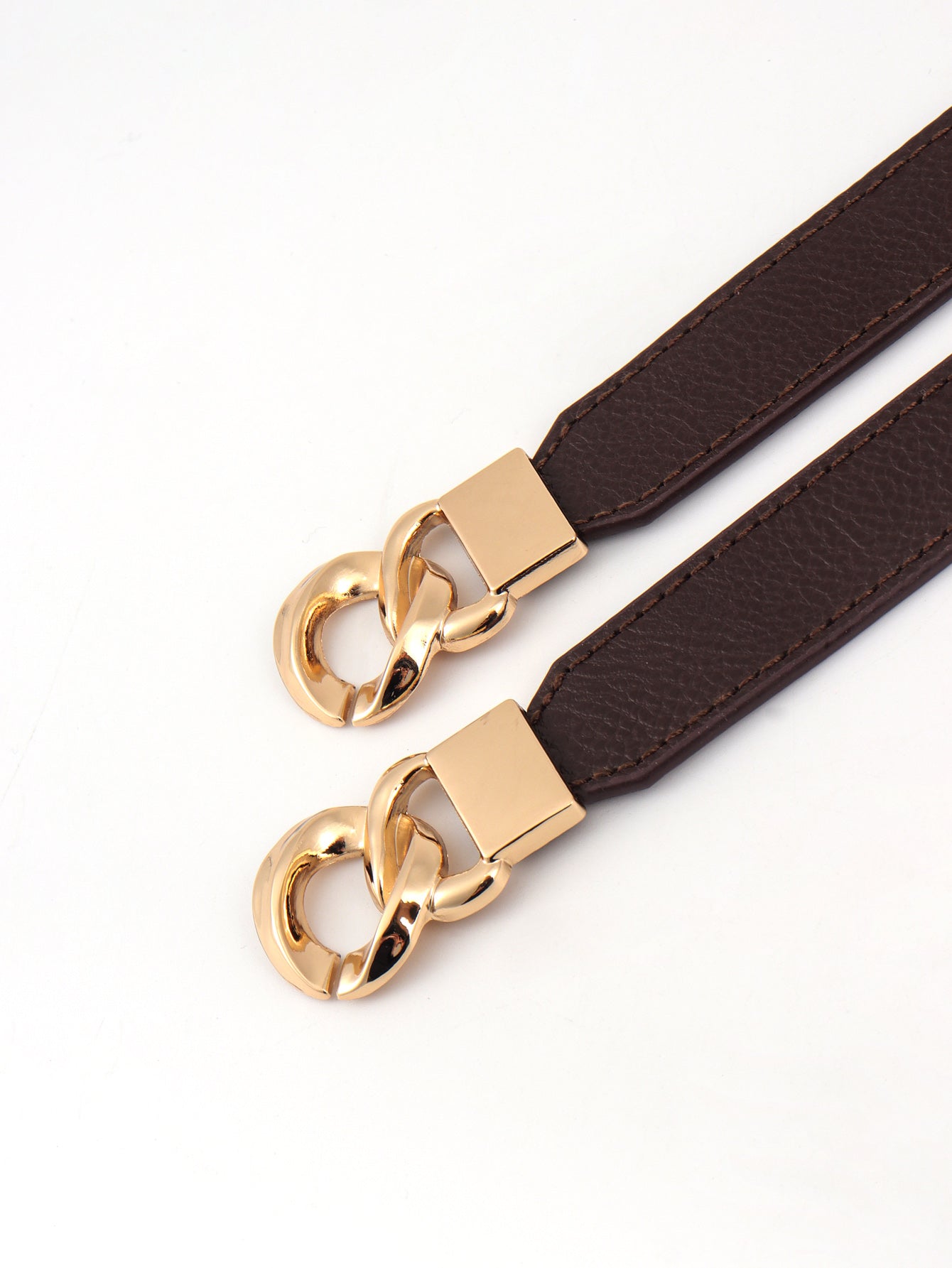 Zinc Alloy Buckle Elastic PU Belt-Teresa&#39;s Fashionista LLC