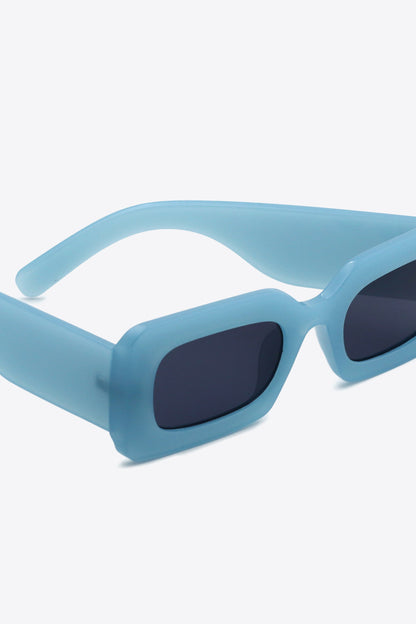 Polycarbonate Frame Rectangle Sunglasses-Teresa&#39;s Fashionista LLC